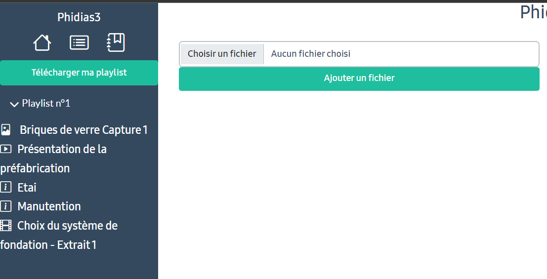 Système de playlist